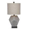 Bassett Mirror Wallace Resin Table Lamp in Gray