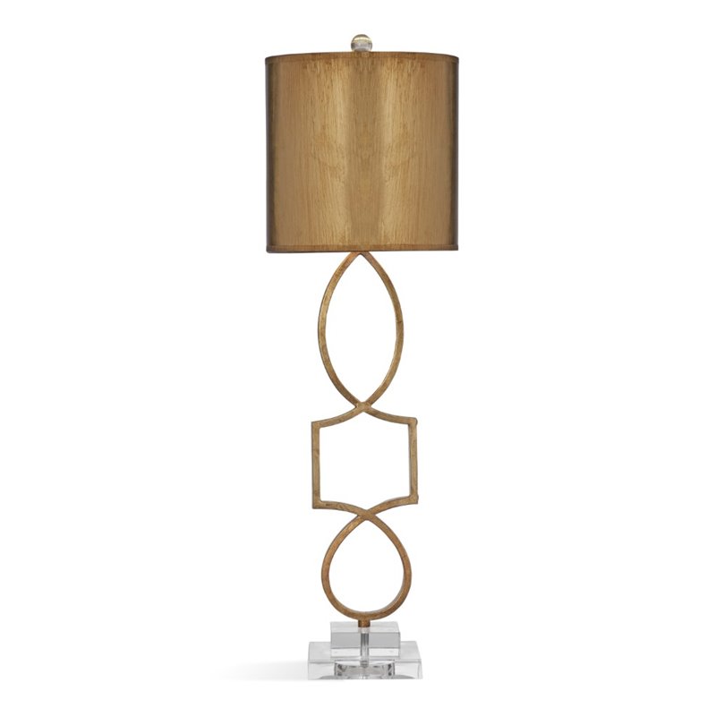 Bassett Mirror Vivian Metal Table Lamp In Gold Leaf Cymax Business Bassett Mirror Vivian Metal Table Lamp, Bassett Mirror Antique Gold Leaf Floor Lamp