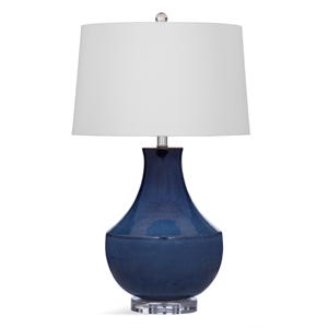 kinney ceramic table lamp in blue