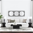 Bassett Mirror Nikola Glass Table Lamp in Gray and Clear