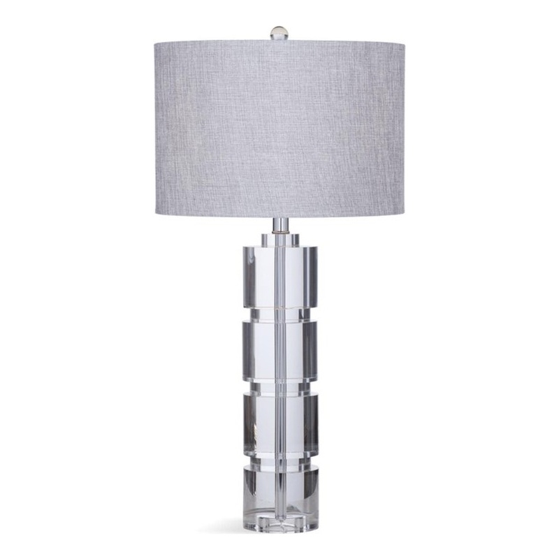Bethany Crystal Table Lamp in Clear