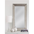 Beaded Wall Mirror in Mirrored Glass and Wood Frame