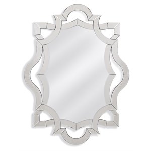 bassett mirror genoa wall mirror in clear