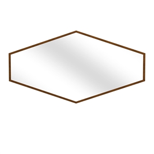 Haines Wood Wall Mirror in Gold Leaf