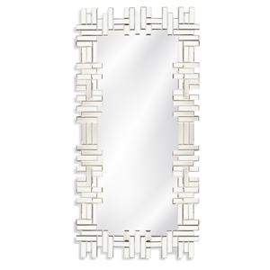catalina wall mirror in clear mirror glass frame