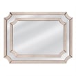 Bassett Mirror Jules Wall Mirror in Clear Mirror Glass Engineered Wood