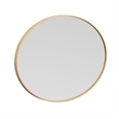 Brigitte Metal Wall Mirror in Gold Finish