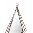 Bassett Mirror Chanda Metal Wall Mirror in Silver