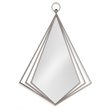 Bassett Mirror Chanda Metal Wall Mirror in Silver