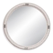 Bassett Mirror Largo Wall Mirror in White Engineered Wood