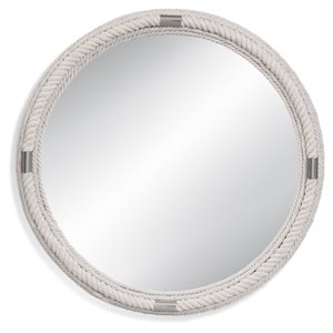 bassett mirror largo wall mirror in white