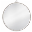 Bennet Metal Wall Mirror in Silver Leaf