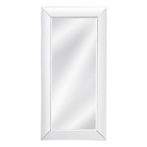 Whitman Leaner Engineered Wood Floor Mirror with Mirrored Frame
