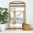 Brookings Leaner Mirror in Antique Gold Leaf Polyurethane Frame