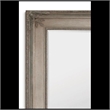 Prazzo Leaner Mirror in Antique Silver Leaf Wood Frame