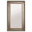 Prazzo Leaner Mirror in Antique Silver Leaf Wood Frame