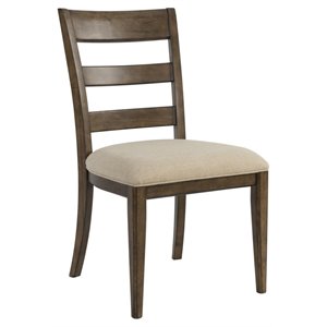 Bassett Mirror Paxton Dining Side Chair in Medium Brown