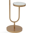 High-Low Metal Scatter Table in Gold Metal