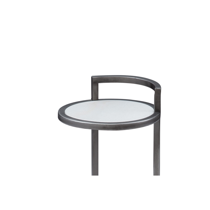 Surrey Marble Scatter Table in Black and White