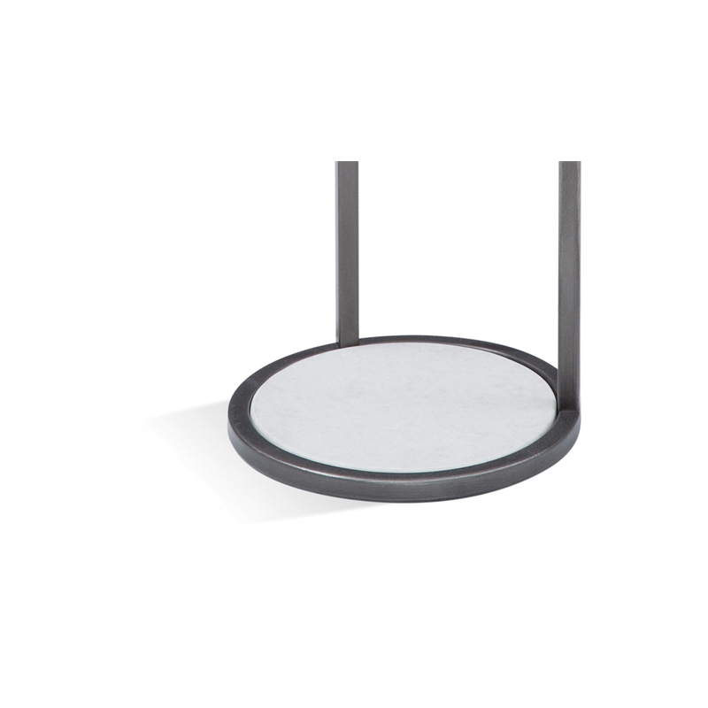 Surrey Marble Scatter Table in Black and White