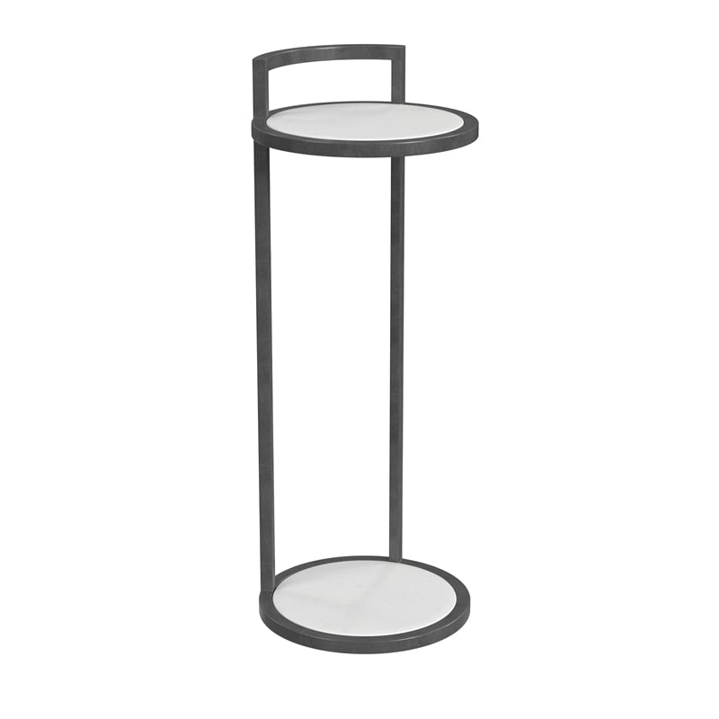 Surrey Marble Scatter Table in Black and White