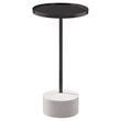 Banyan Black and White Marble Scatter Table