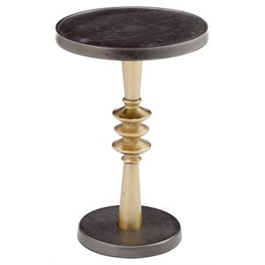 bassett mirror mundy metal scatter table in brass and bronze