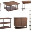 Brooke Wood Cocktail Table in Brown