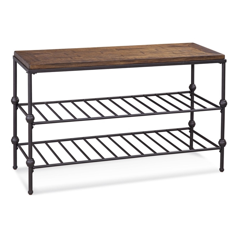 Emery Wood Console Table in Barnside Brown