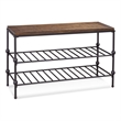 Emery Wood Console Table in Barnside Brown