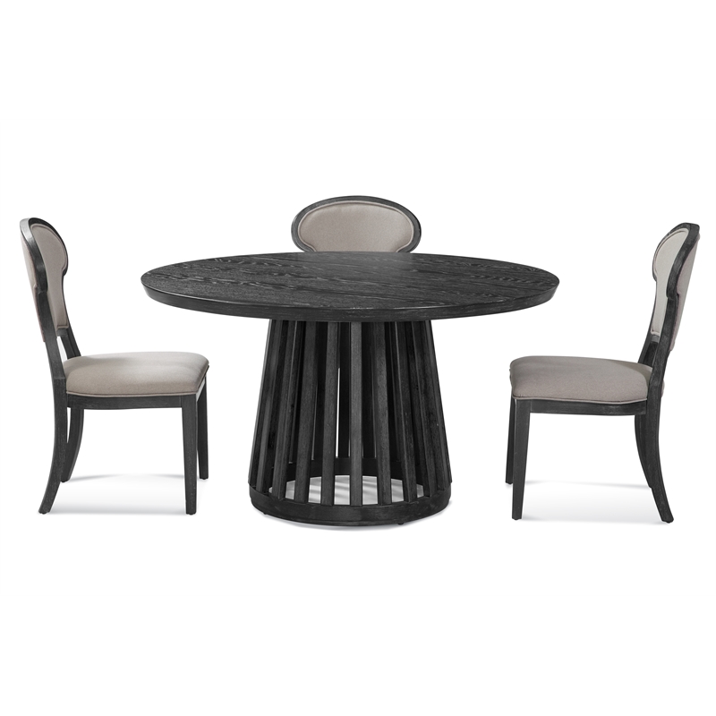 Mateo Wooden Dining Chair in Black