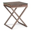 Cambria Reclaimed Wood End Table in Brown