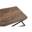 Cambria Reclaimed Wood Coffee Table in Brown
