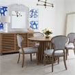 Pangea Floor Mirror in White Wood Frame