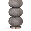 Jed Metal Table Lamp in Dark Gray and Cream