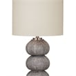 Jed Metal Table Lamp in Dark Gray and Cream