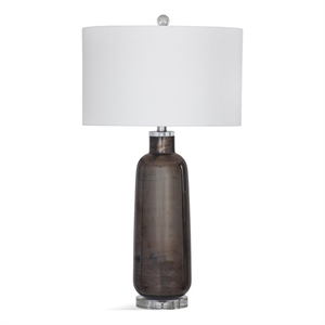 Lawson Glass Table Lamp in Copper
