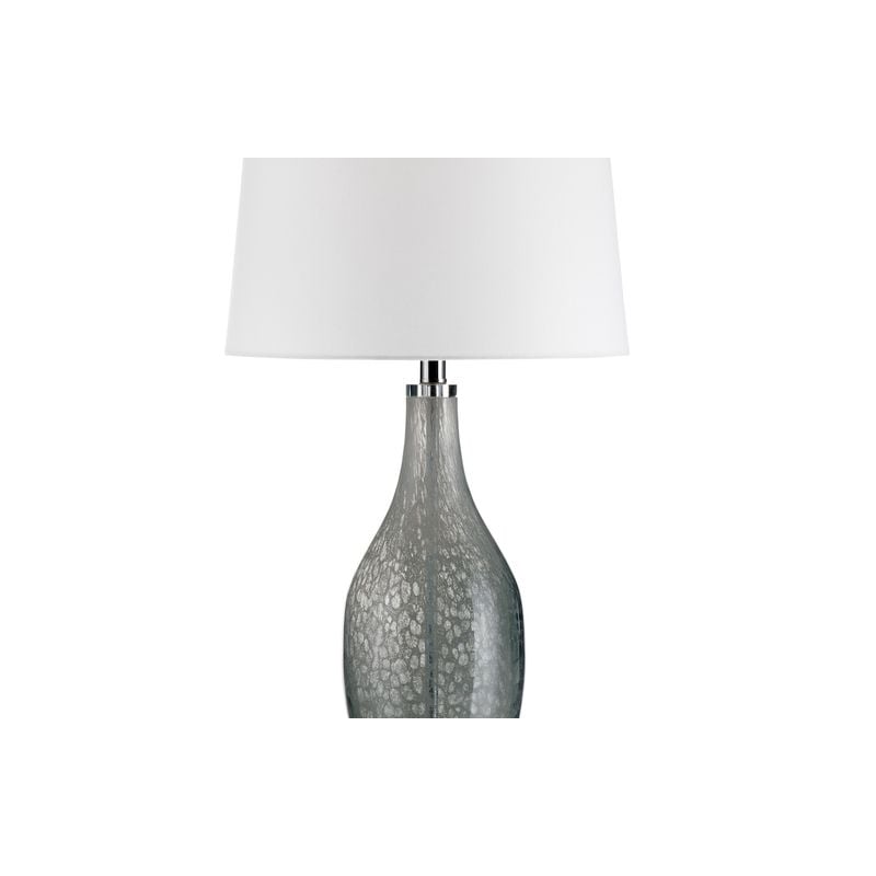Jackson Table Lamp in Gray Smoke Art Glass