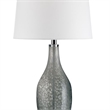 Jackson Table Lamp in Gray Smoke Art Glass