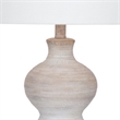 Sandy Table Lamp in White Ceramic