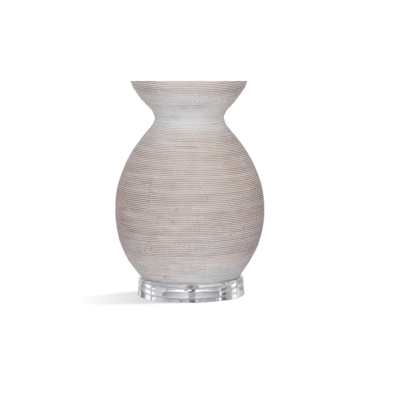 Sandy Table Lamp in White Ceramic