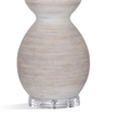 Sandy Table Lamp in White Ceramic