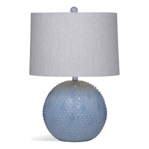 kettler table lamp in blue ceramic