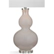 Thayer Table Lamp in White Glass