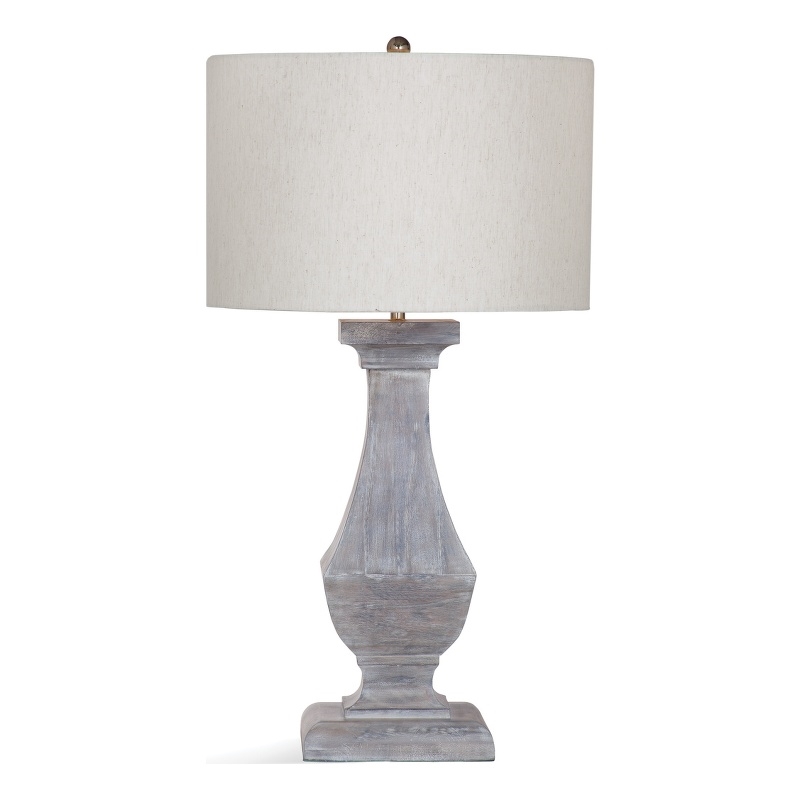 Derek Table Lamp in Gray Wood
