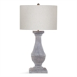 Derek Table Lamp in Gray Wood