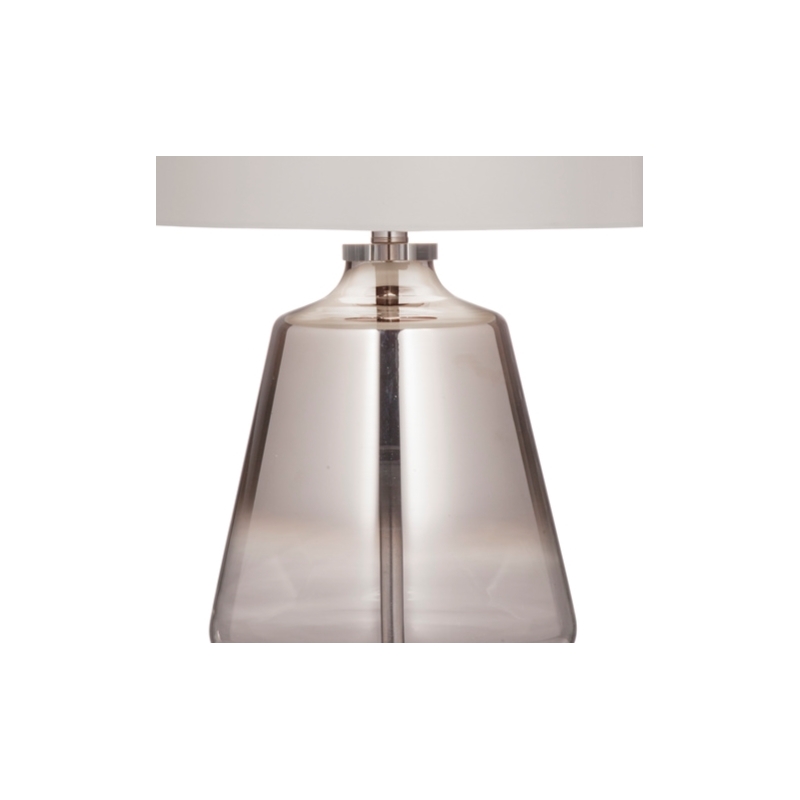 Adara Table Lamp in Silver Art Glass