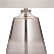 Adara Table Lamp in Silver Art Glass