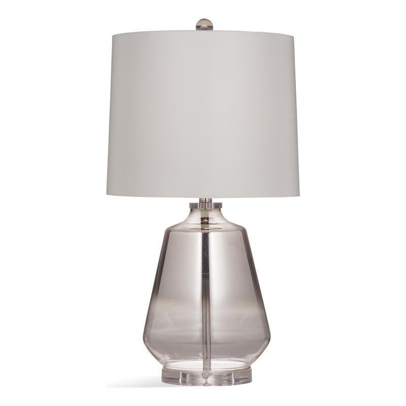 Adara Table Lamp in Silver Art Glass