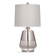 Adara Table Lamp in Silver Art Glass